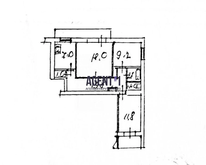 Продаж 3-кімн. квартири 68.4 кв.м., Київ, вул. Бакинська, ме