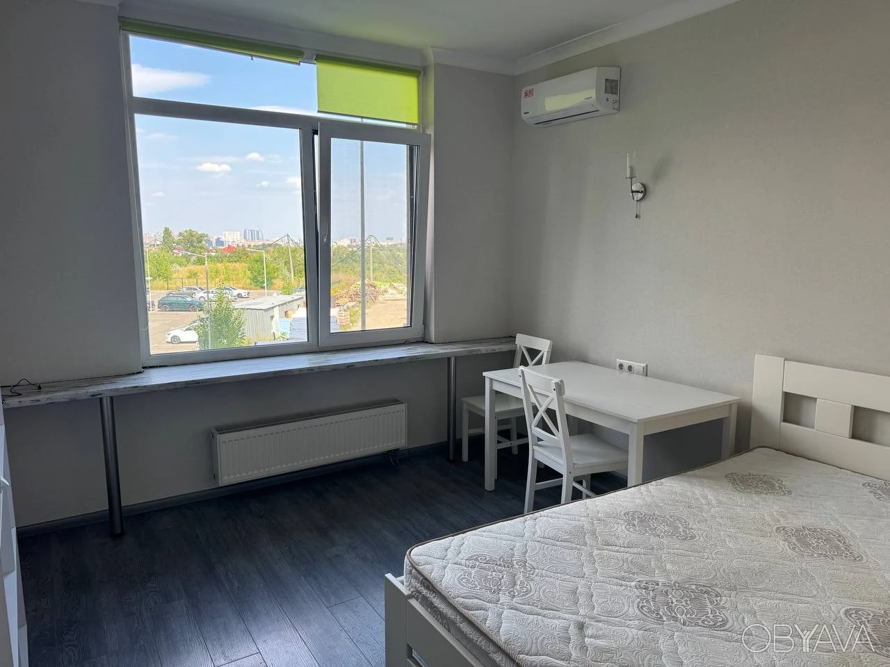Selling a 1-room apartment of 40m2 with renovation in the Parkland residential complex. Gas. Without %