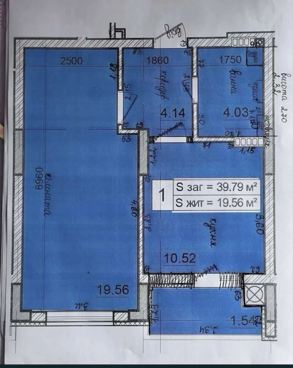 Продаж 1-кімнатної квартири в ЖК «Мальви», вул. Угорська, 14
