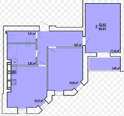 Продам 2 комн. квартиру с ремонтом, мебелью и техн. ЖК Сокол