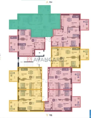 Продається сучасна 2-кімнатна квартира.