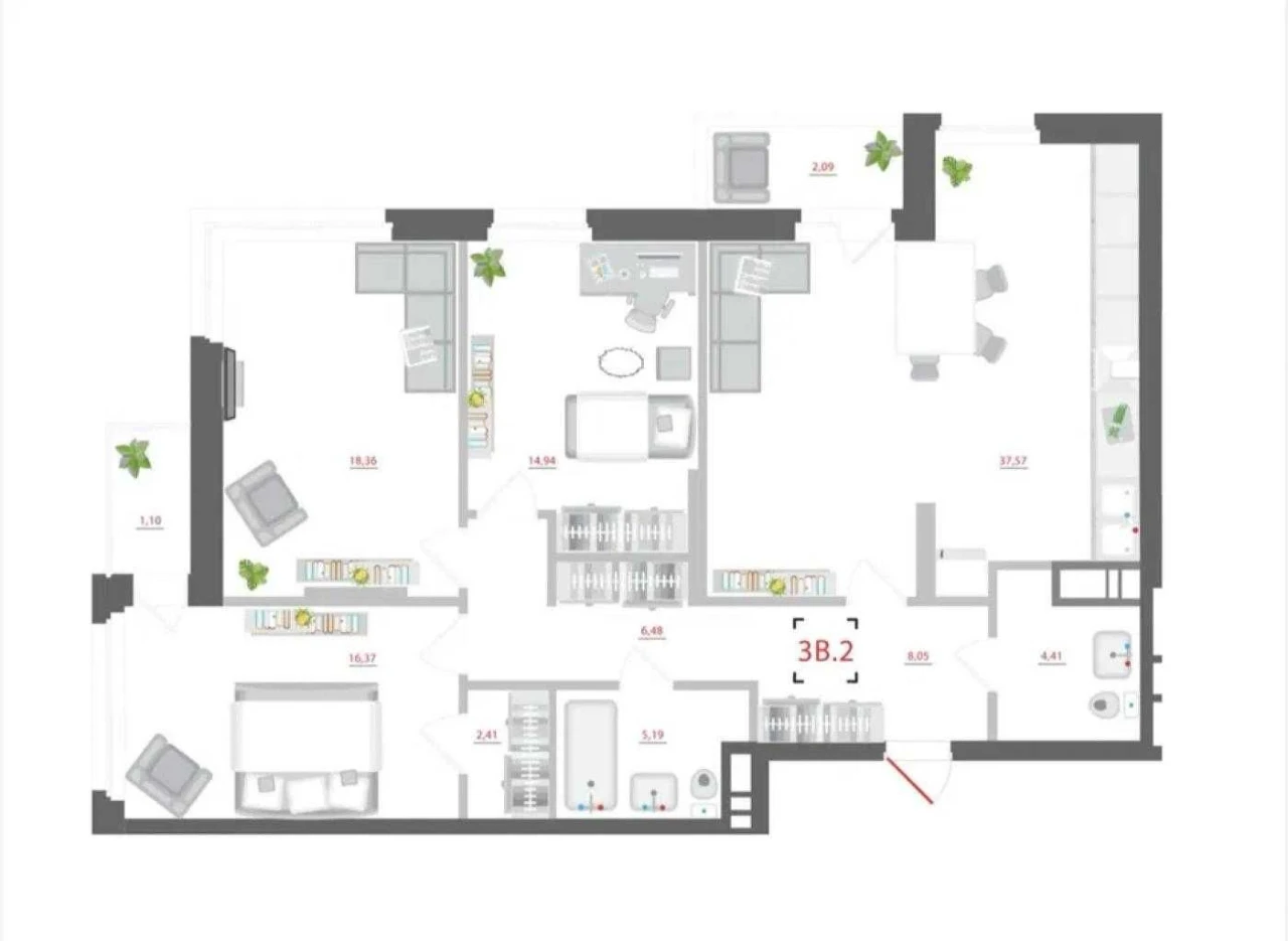 Прожаж / Квартира/ 2-поверх / City Hub / Мокра, Солом'янка,