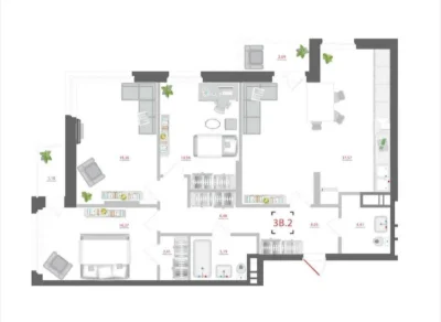 Прожаж / Квартира/ 2-поверх / City Hub / Мокра, Солом'янка,