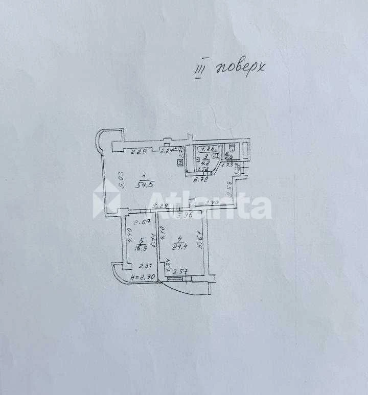 2-кімнатна квартира 101 м² ЖК Акапулько