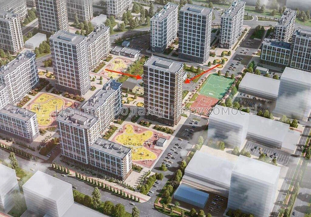 Продаж 1-кімн. кв, 44. 3м², 16/16 пов, ЖК Варшавський 2, Киї