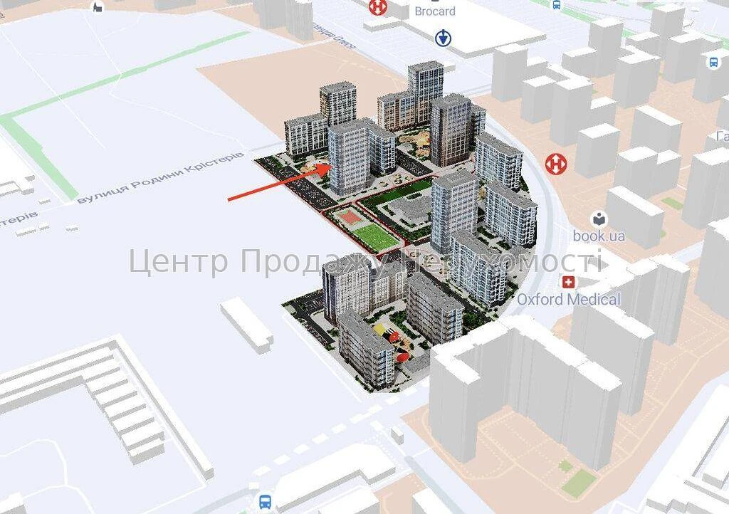 Продаж 1-кімн. кв, 44. 3м², 16/16 пов, ЖК Варшавський 2, Киї