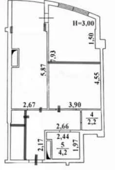 ЖК Одисей  2 кімнати  65 м²  Повна комплектація