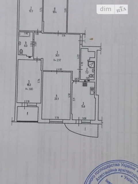 Sale of 4-room apartment 152.9 sq. m. on Sribnokilska Street 14A •