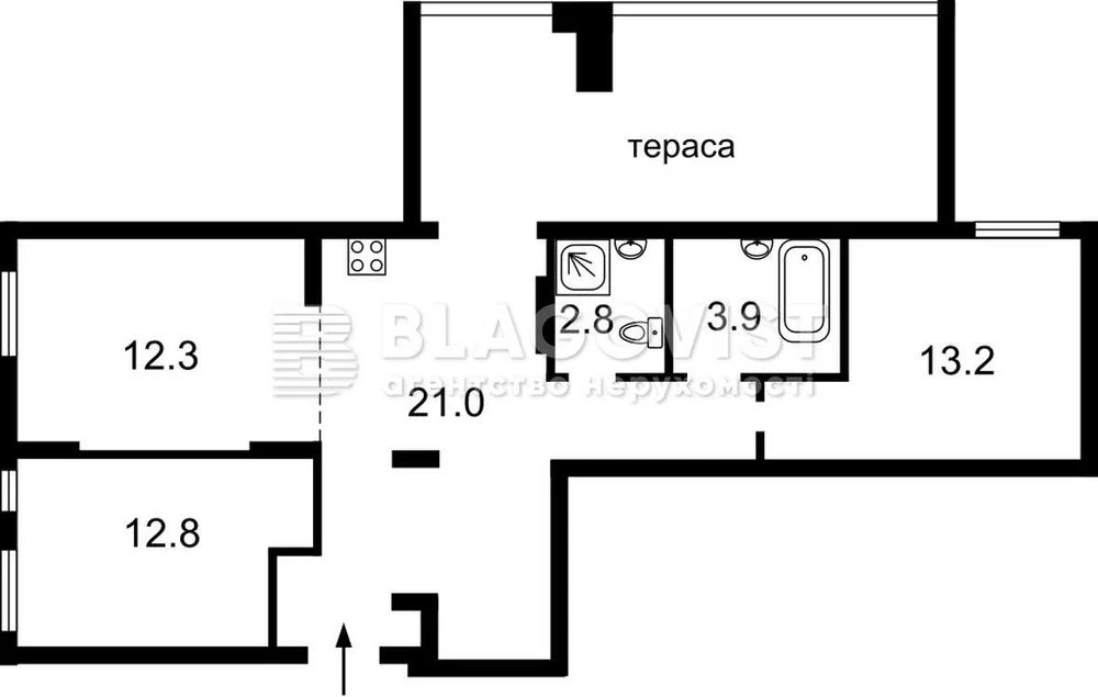 Вигідно! Продаж!ЖК Комфорт Таун Видова 3-кім квартира з вели