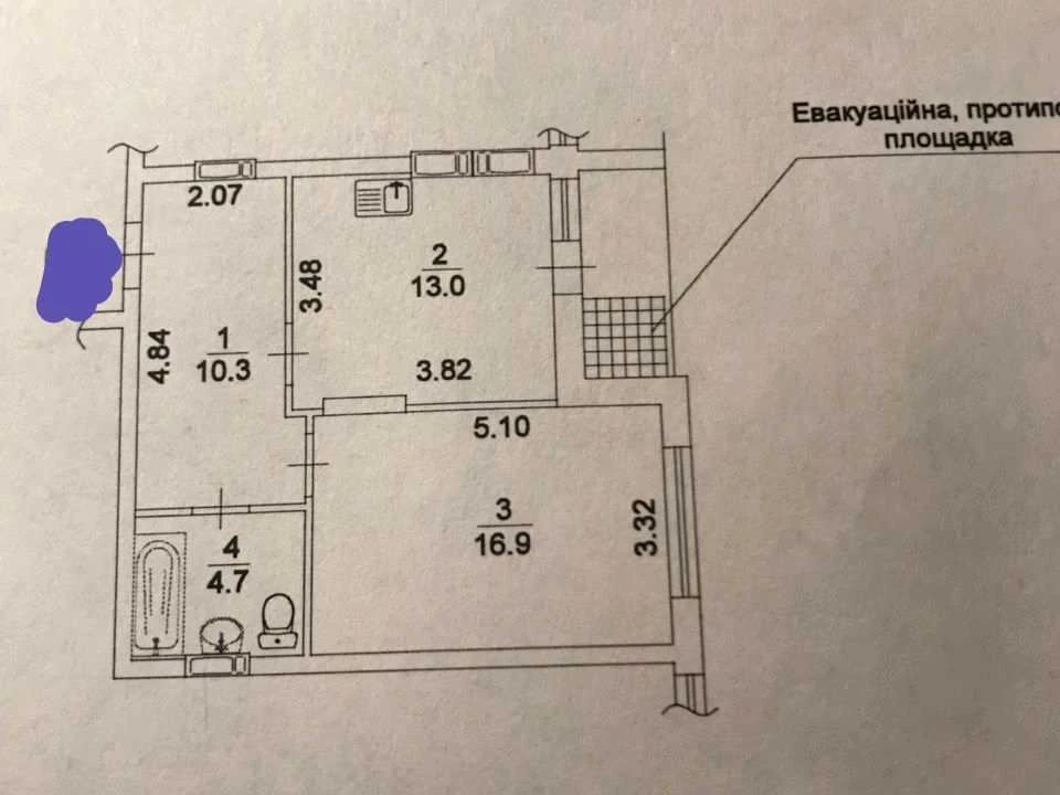 Квартира. Київ, Самійла Кішки вул.