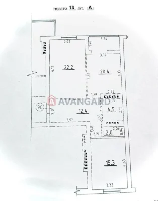 Продаж 2-х кім кв. 77м2 в ЖК Графський ( Є- Оселя)
