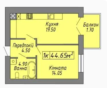 Продаж видової квартири в самому центрі міста вул.Бандери-Ко
