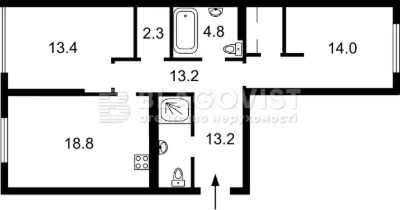 Продається абсолютно нова 2-кімнатна квартира в ЖК Ok'Land