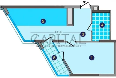 Продаж квартири 54.3 м² у ЖК Зарічний, 8 будинок - введений