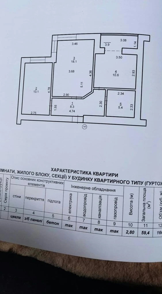 Квартира в Івано-Франківську 2 кімнатна