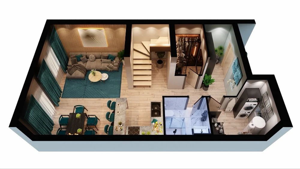 Townhouses for sale in Borodinsky microdistrict.