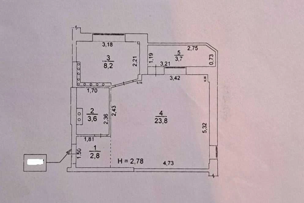 Продам 1-квартиру с ремонтом на пос.Котовского