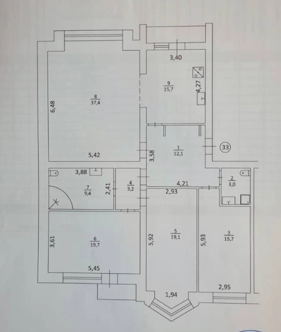 Елітна 4-к квартира 137 м² з класичним ремонтом — вул. Гонча