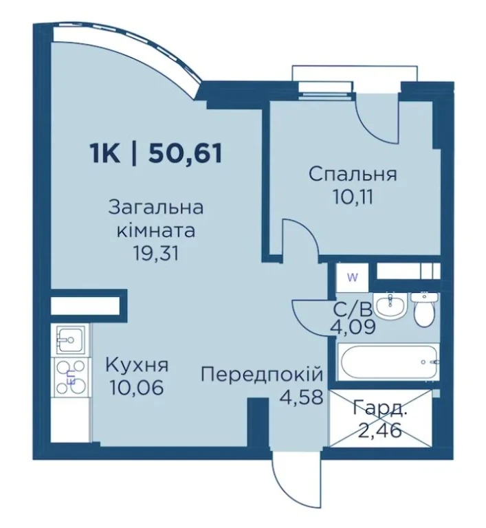 ЄОселя, сертифікат, єВідновлення. Продам однокімнатну кварти