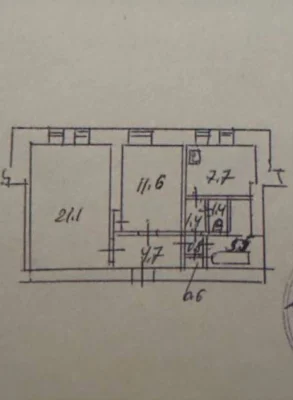 Продам 2к квартиру під ремонт, Петлюри 7/9