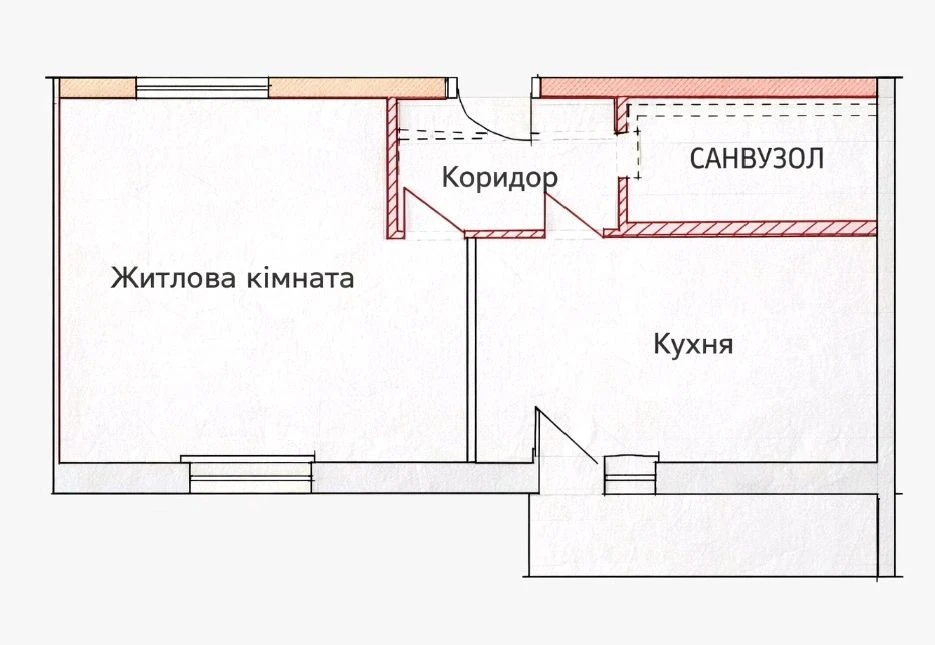 ЕКСКЛЮЗИВНА ПРОПОЗИЦІЯ!!Велика 1на кв-ра по Проспекту Перемо