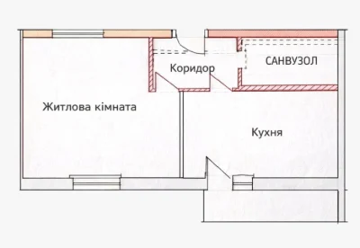ЕКСКЛЮЗИВНА ПРОПОЗИЦІЯ!!Велика 1на кв-ра по Проспекту Перемо