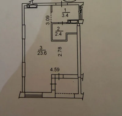 Продаж квартири 30,6 кв м ЖК Комфорт таун