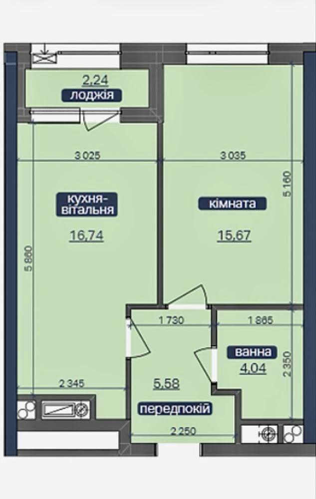 1-кімнатна квартира ЖК Метрополіс метро Теремки Іподром 7 хв