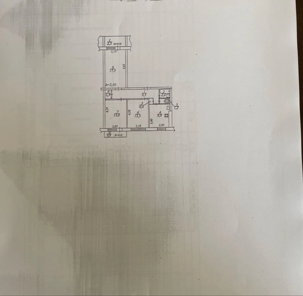 Продам 3 ком квартиру 71 м кв на Парусе