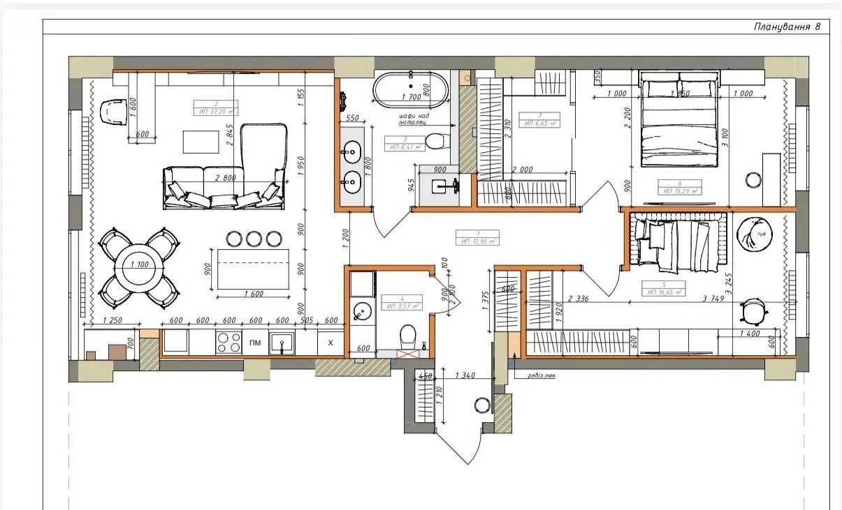 Продам 3к квартирe в ЖК Женева ЦЕНТР, 96500$