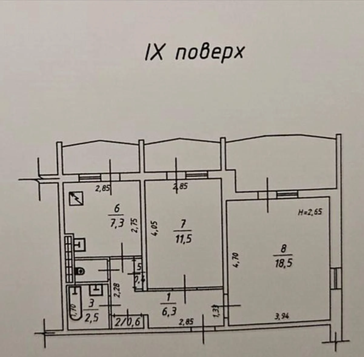 Продам 2-кімнатну квартиру на Корольова / Глушка навпроти ри