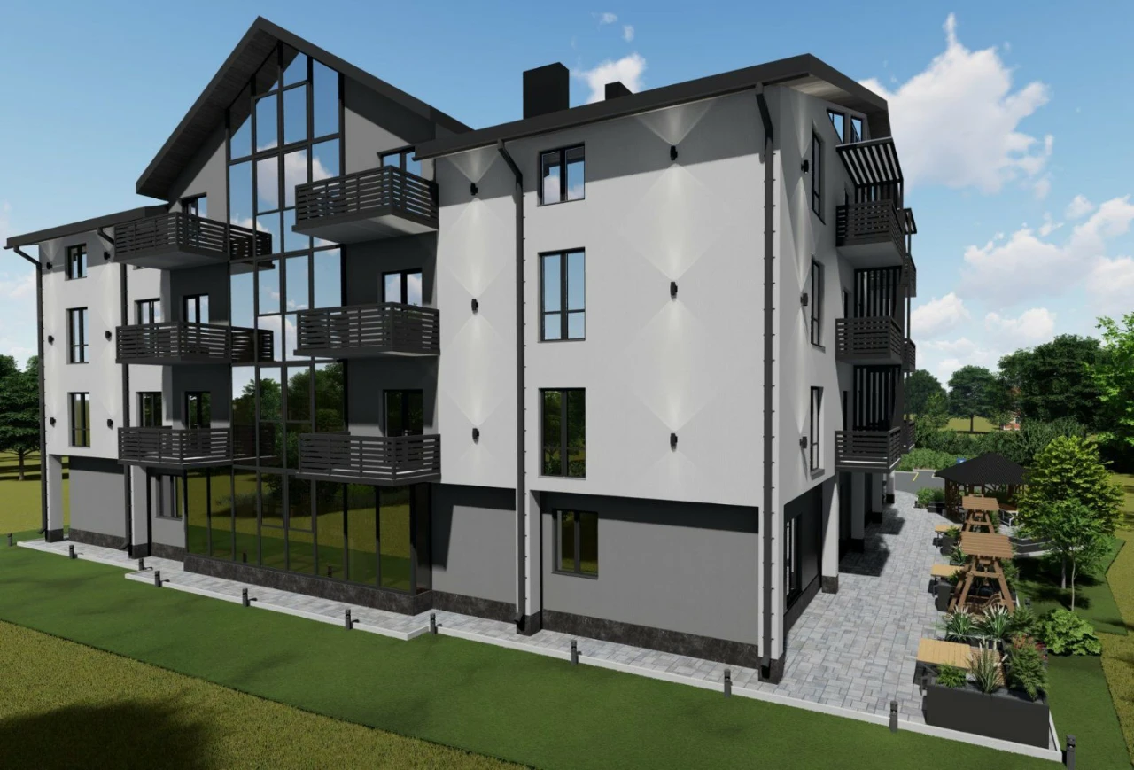 2 - км. квартира в новому ЖК ,, Dream House ", центр Садгори