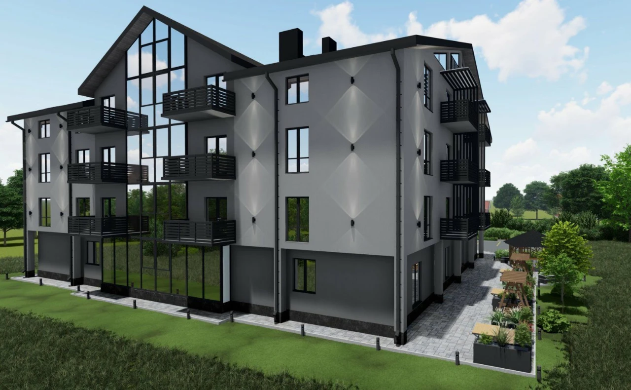 2 - км. квартира в новому ЖК ,, Dream House ", центр Садгори