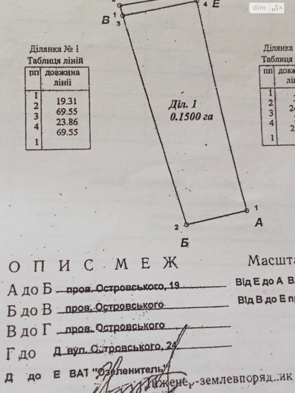 Продаж Ділянка під житлову забудову Таромське