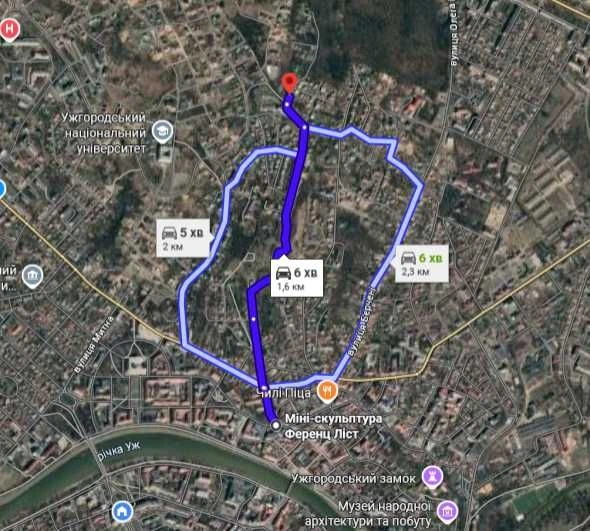 продаж земельної ділянки 2,85 сотки в Ужгороді, вул. Червона