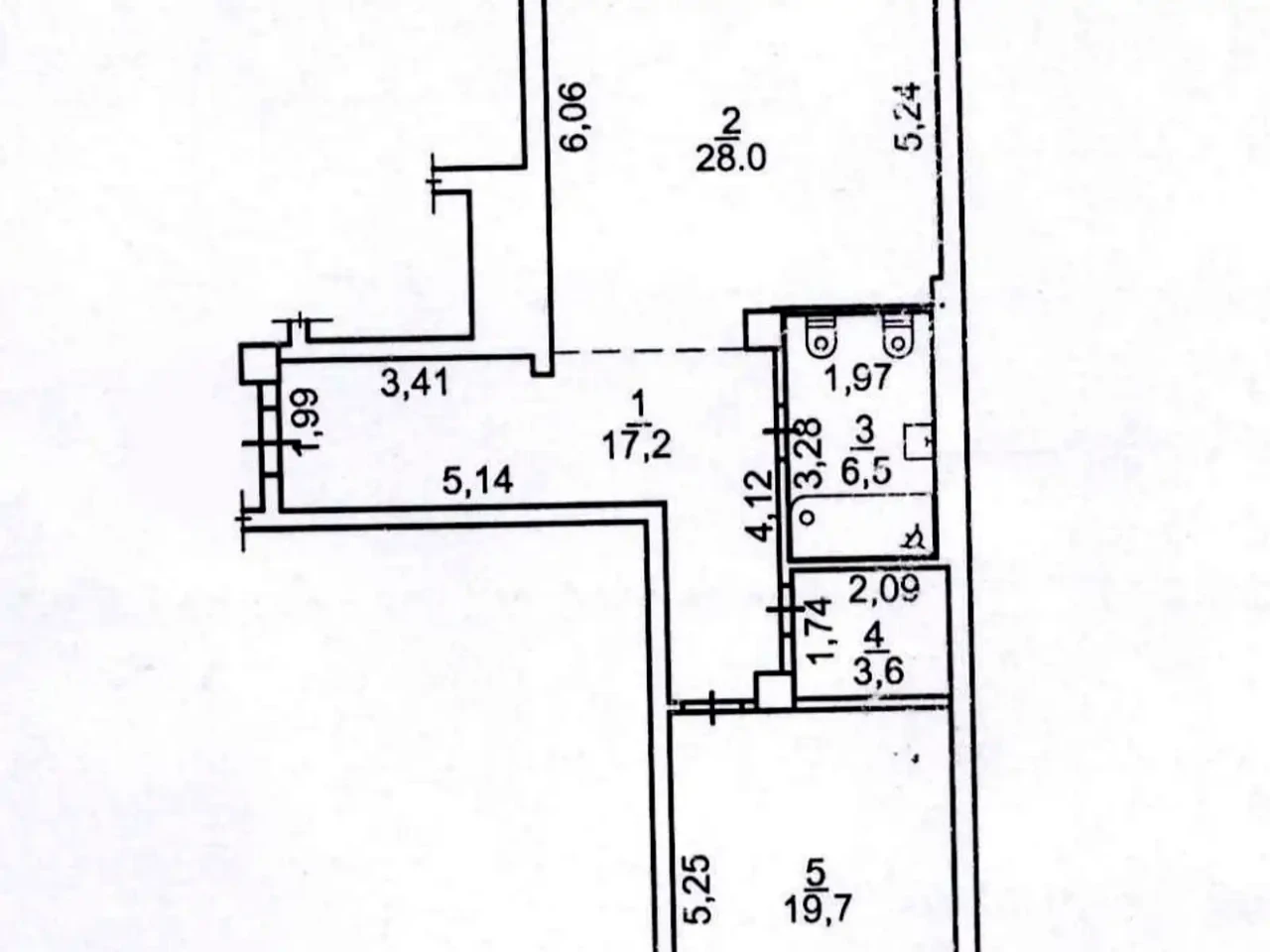 Продаж квартири 2-кімн. 78.2 м² 4/11 пов.