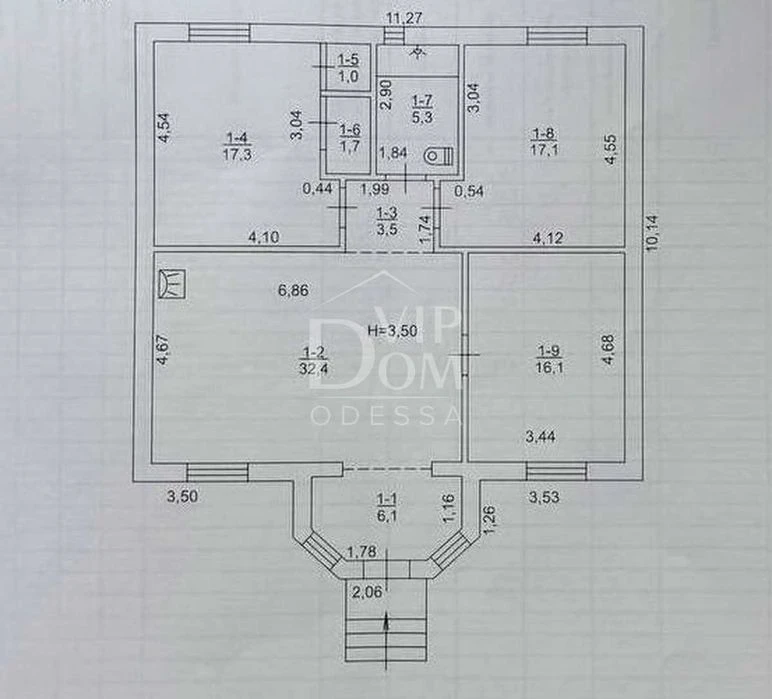 Продам Дом одноэтажный Приморский район, Морской переулок.