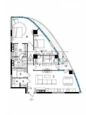 Sale of 3-room apartment 124 sq. m on Ioanna Pavla II 12 street • ID