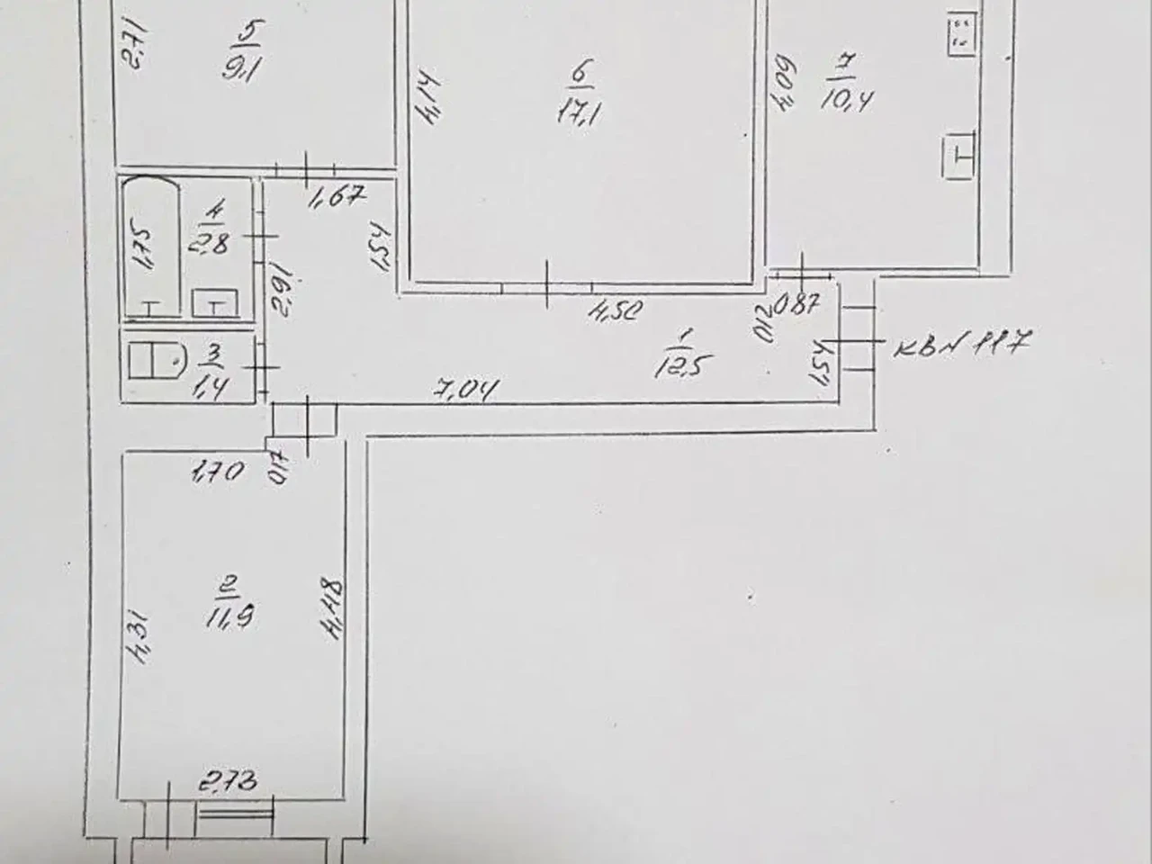 Продаж квартири 3-кімн. 68 м² 10/10 пов.