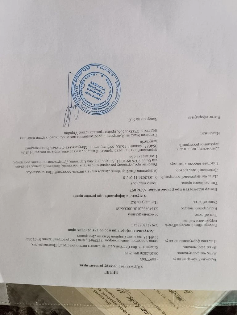 Земельня ділянка під забудову земельный участок Мачухи Полта
