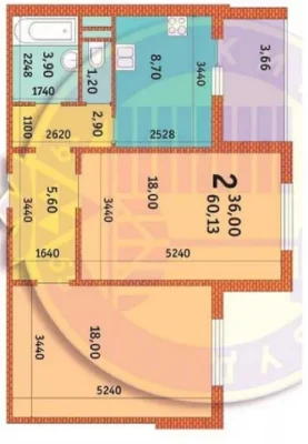 Оренда 2-кімнатної квартири 60 м², Сергія Данченка вул., 28