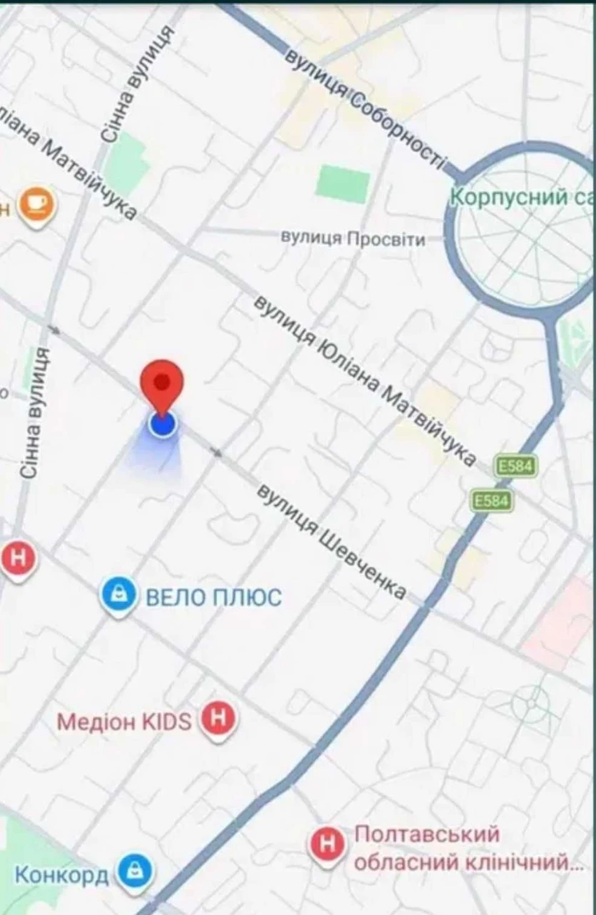2к , 38м, центр, Вул Шевченка, цегла