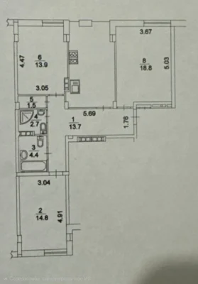 Продаж 3к квартири 87 м² ЖК Комфорт Таун вул. Регенераторна