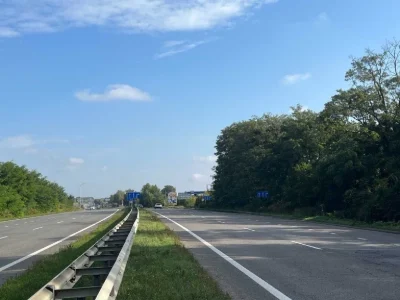 Ділянка 0,47 га над трасою, перед об'їзною Рівне, район Хуті