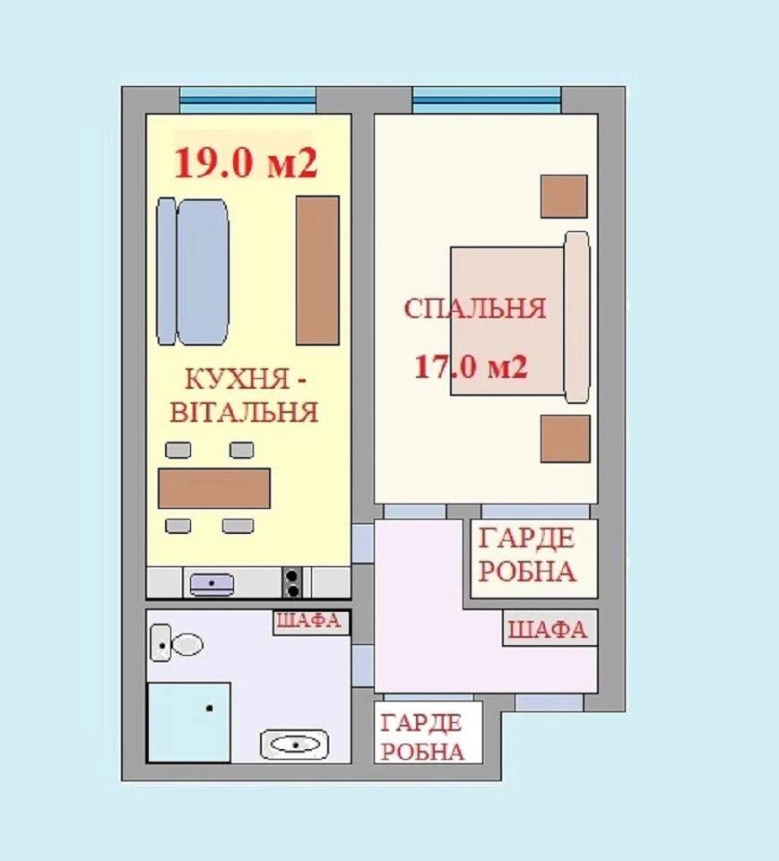 Здається вперше без % чудова однокімнатна квартира в ЖК "Гал