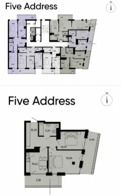 2-room apartment for sale in Five Address residential complex, Rakovskog St.