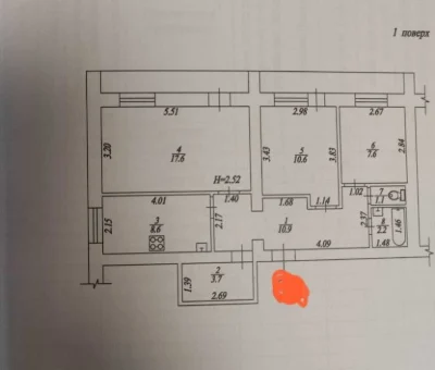 3-room apartment Pavlovo Pole near the metro station "23 Serpn"