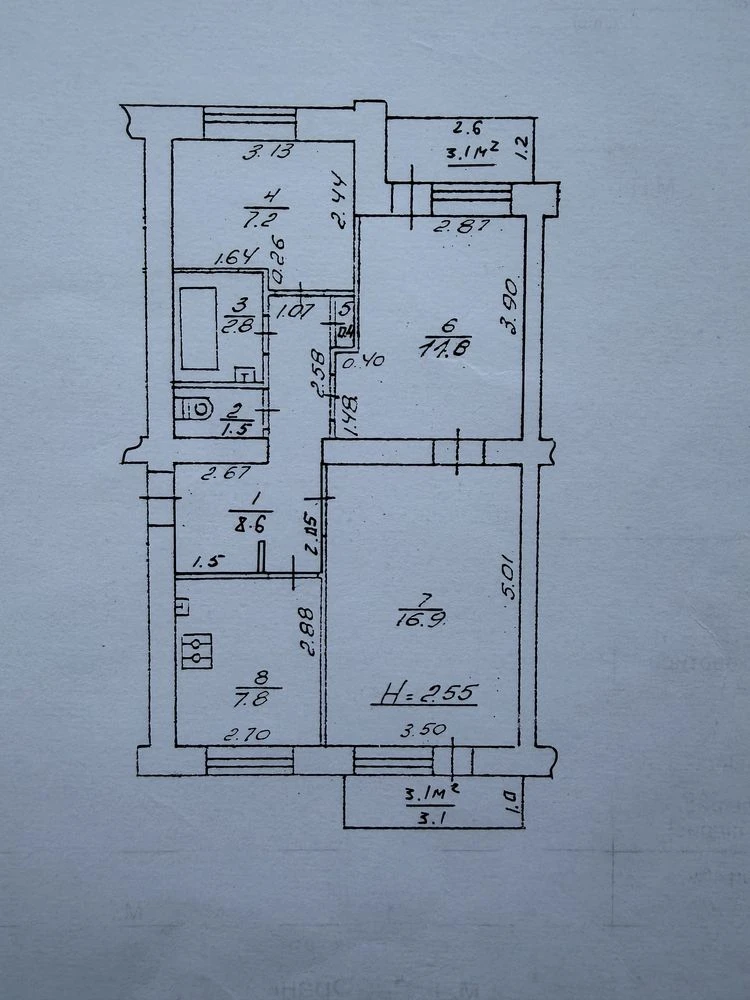 Продаж 3кім. з кладовою та підвалом