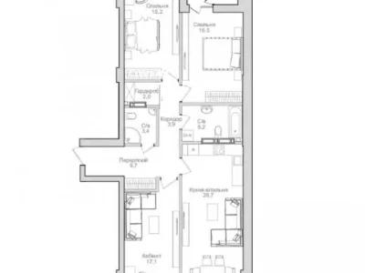 Apartment. Kyiv, Fortress dead end (Tversky)