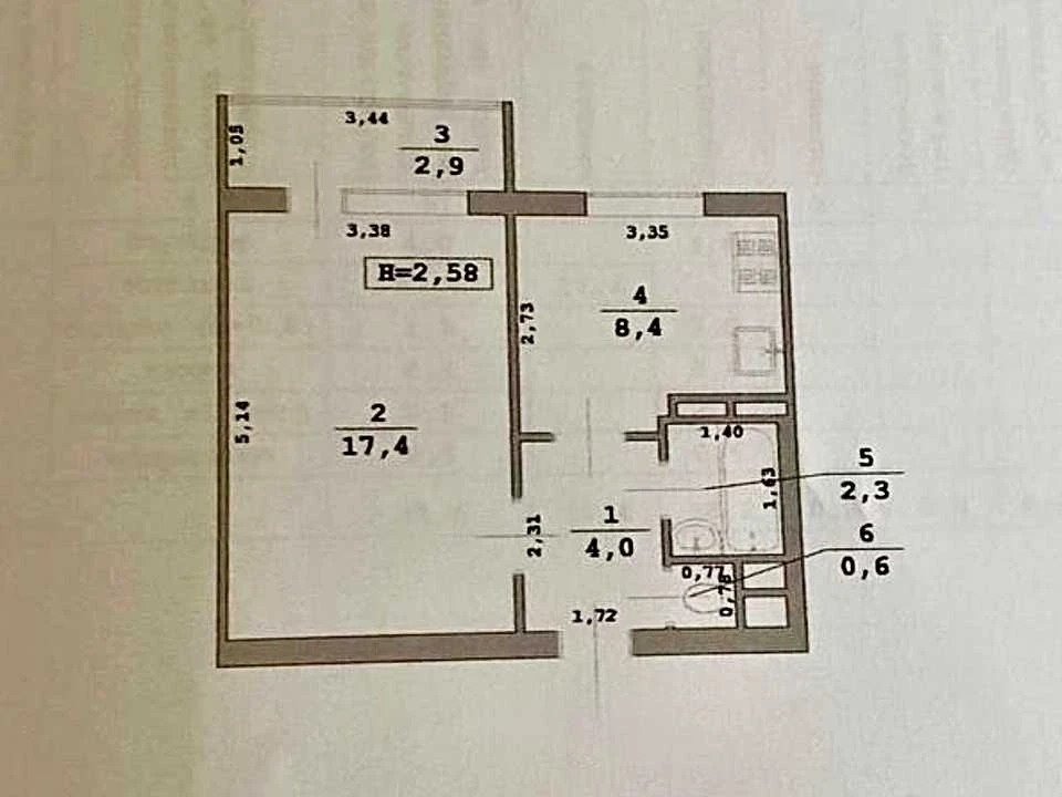 Квартира. Київ, Миколи Закревського вул.